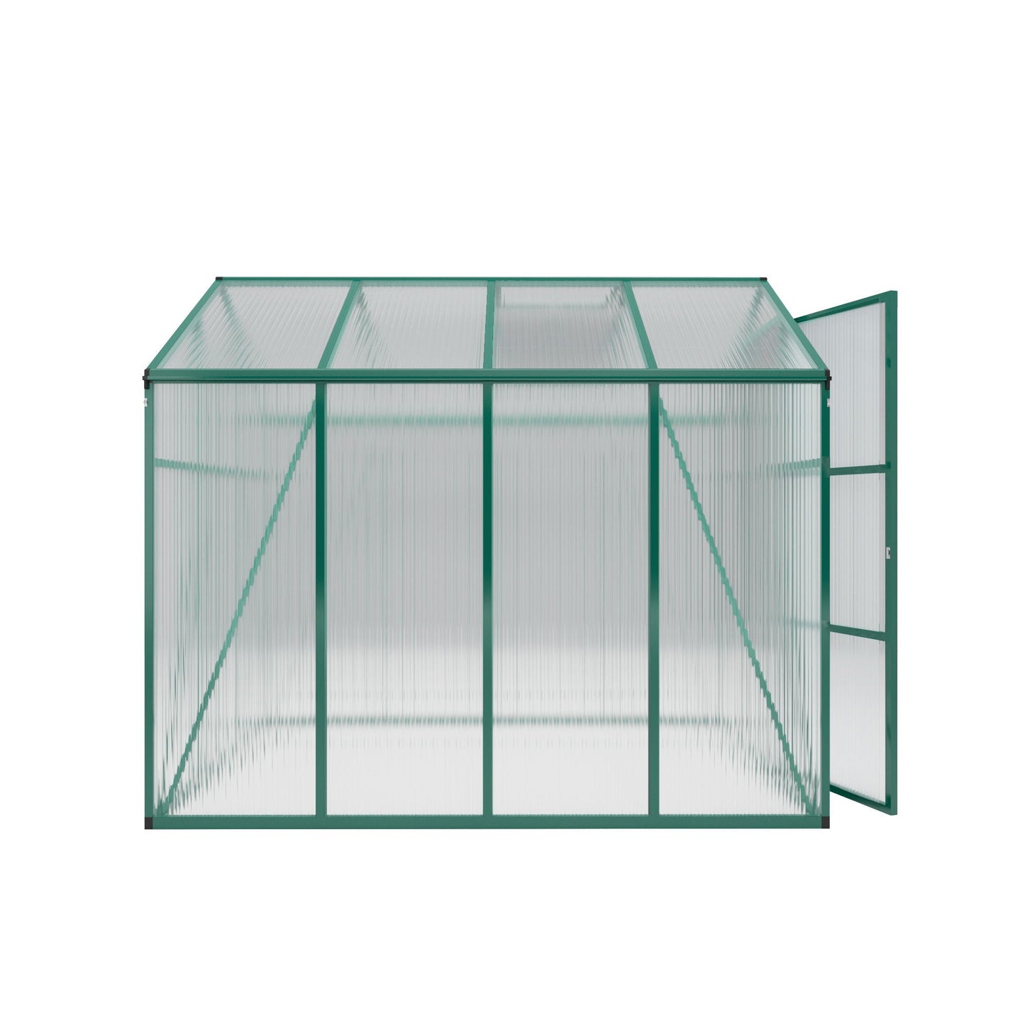 Polycarbonate Walk-In house, Raised Base For Outdoor In All Season