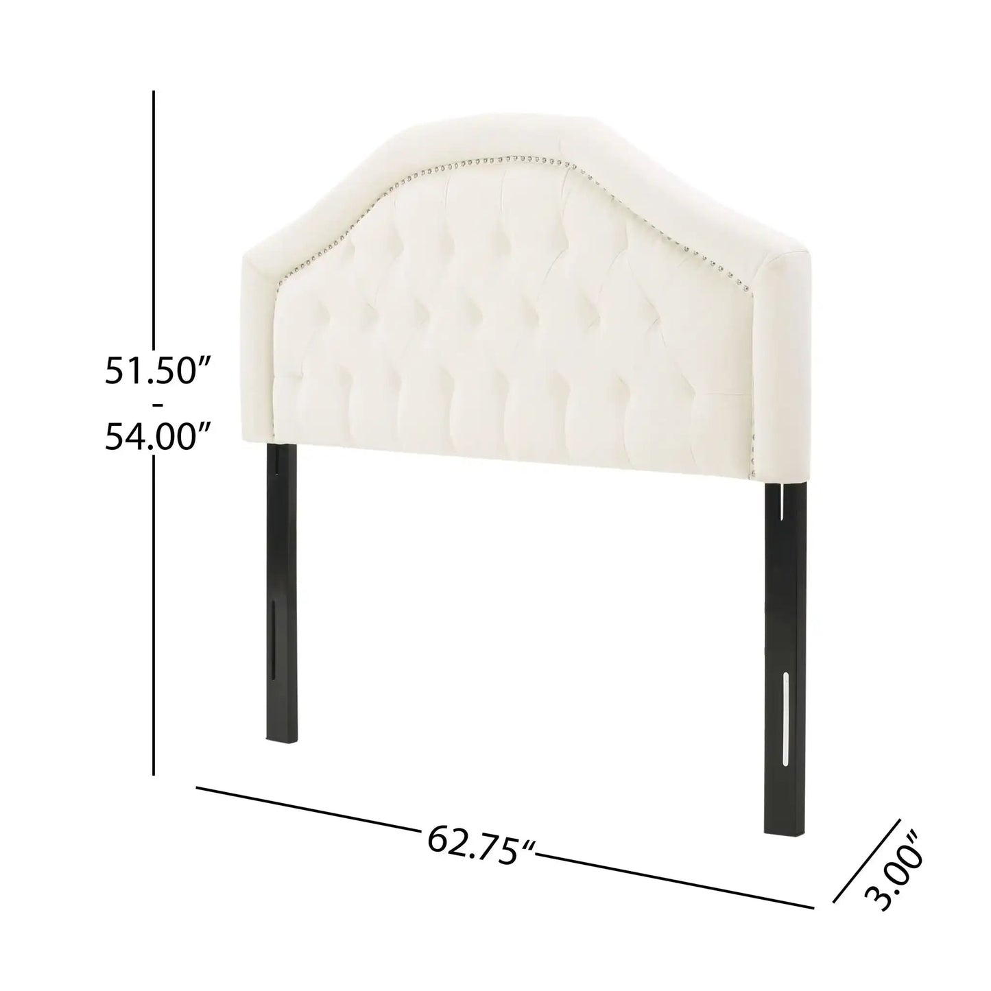 Kaarina Contemporary Tufted Fabric Headboard