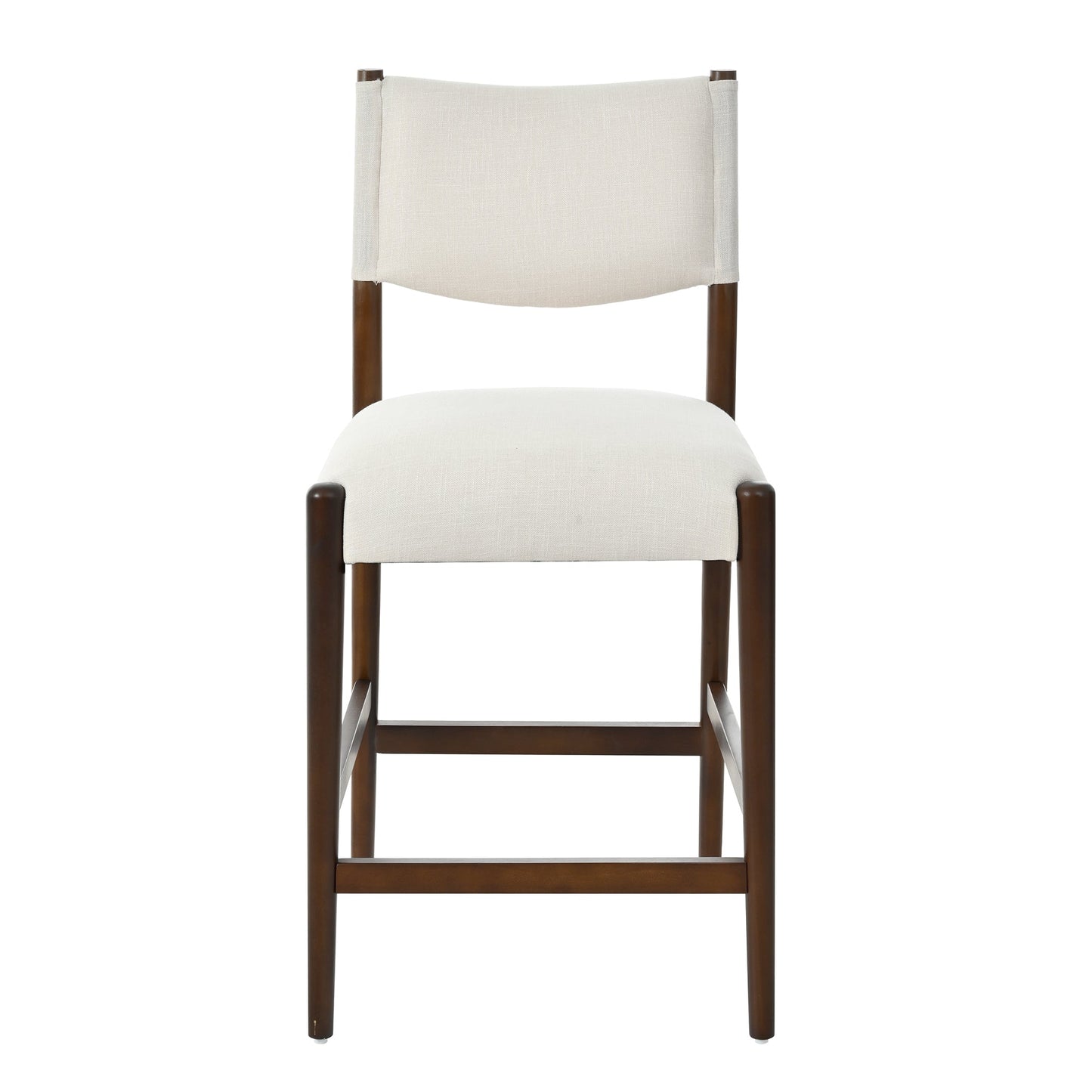 26.4" Solid Wood Counter Height Barstools, Modern Bar Stools Set of 2