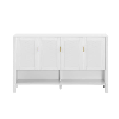 U_STYLE 55.1'' Storage Sideboard with 4-Doors