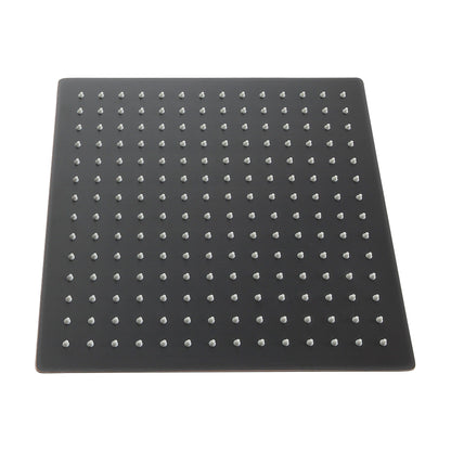 10" Square Rainfall Shower Head With Silicone Nozzle - Oil-Rubbed Bronze