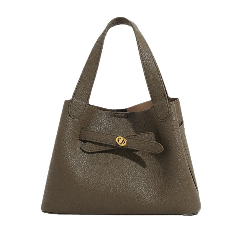 Fashionable Bucket Bag With A Cross-body Strap