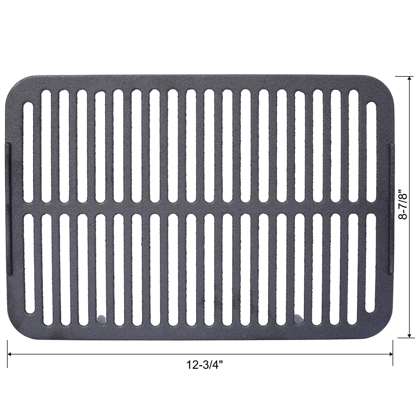 Oval Cast Iron Grill Outdoor Portable Charcoal Tabletop Skillet