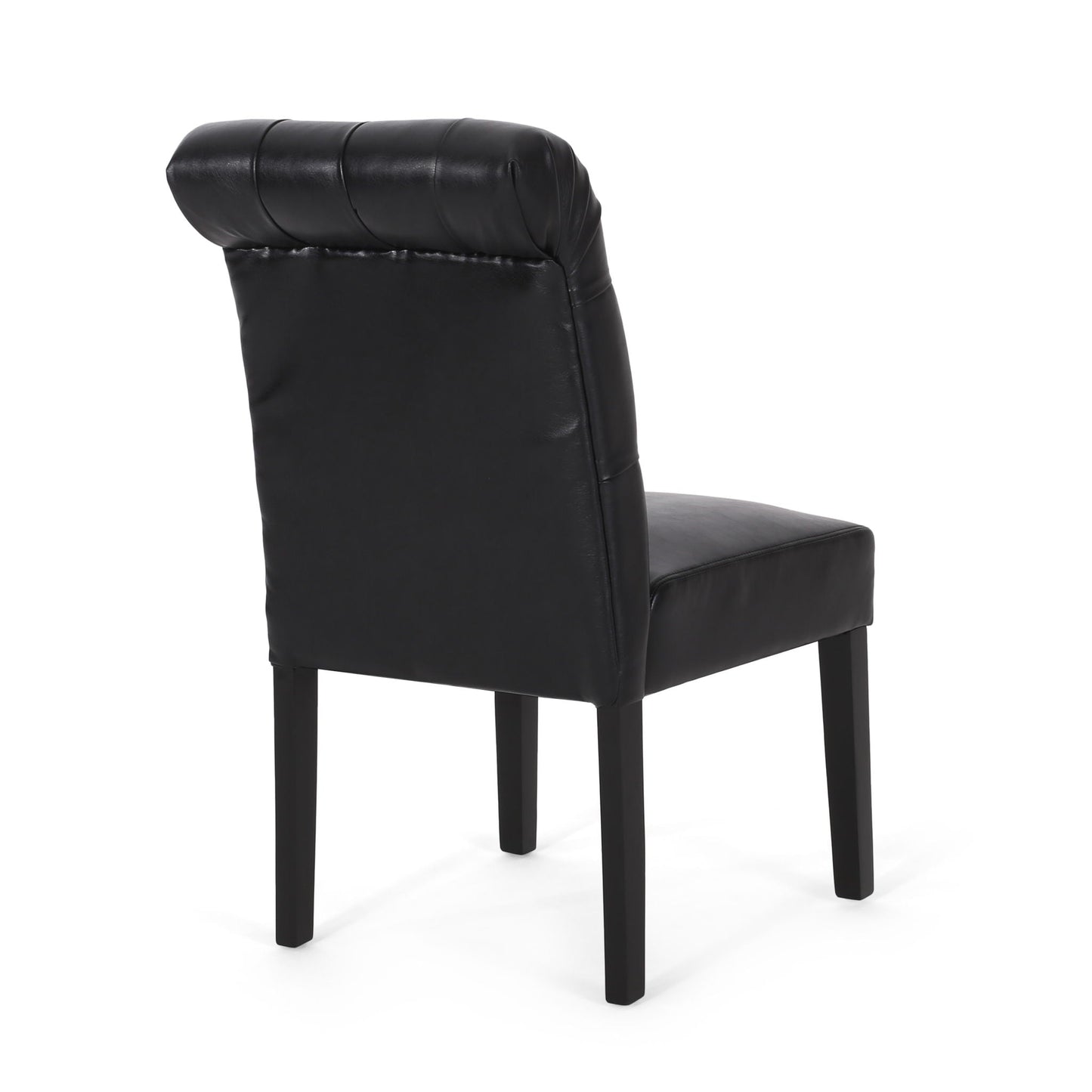 Broxton Tuft Dining Rolltop Chairs With Button Tufted Backrest (Set of 2)