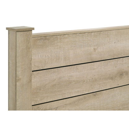 Sansome - Queen Panel Bed - Oak