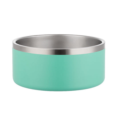 Stainless Steel Dog Bowl Inside And Outside 304 With Silica Gel Pad