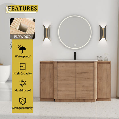 60'' Freestanding Bathroom Vanity