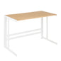 Roman - Industrial Office Desk - White / Natural