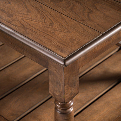 Vibe Haus Farmhouse Wooden Coffee Table