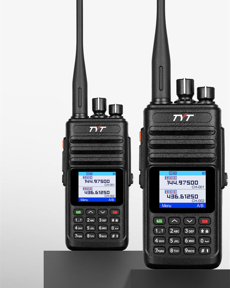 Interphone Outdoor Portable Power Self-driving Tour Dual-band Walkie-talkie Commercial