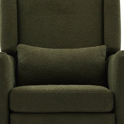 Wide Wingback Swivel Glider Rocker Recliner Chair