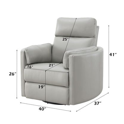 Sagen Glider Recliner With Swivel