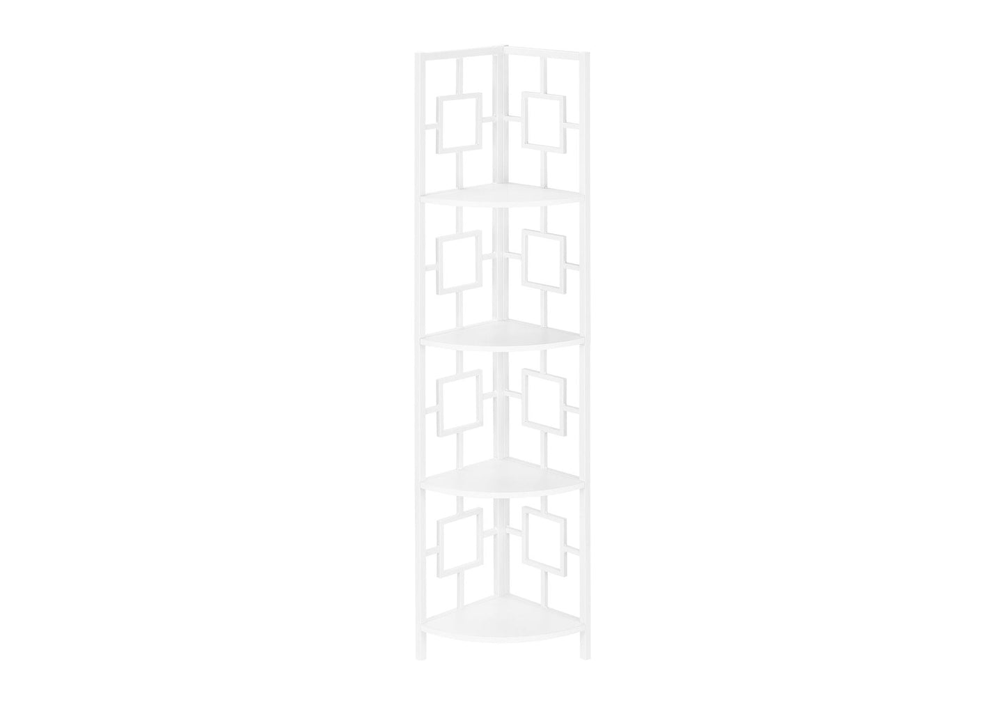 4 Tier Corner Bookshelf - Contemporary & Modern