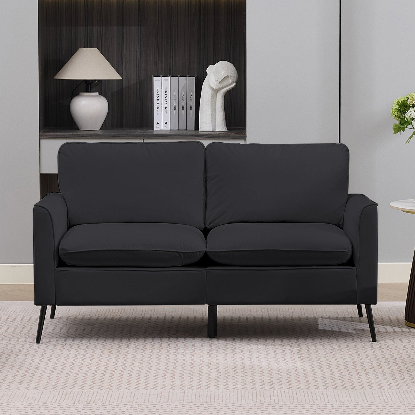 Upholstered Loveseat, For Living Room