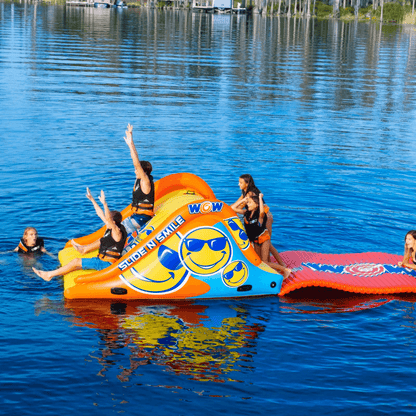 WOW Watersports Slide and Water Walkway Slide N Smile Combo