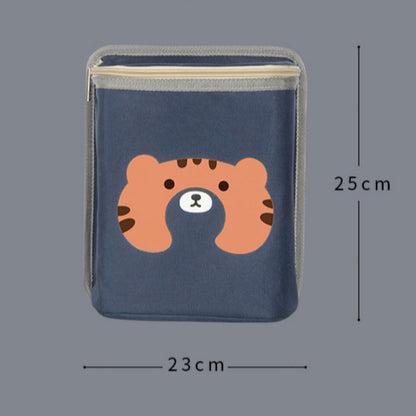 Car cartoon thermal insulation bag, car seat back multi-functional thermal insulation bag, car aluminum film storage bag