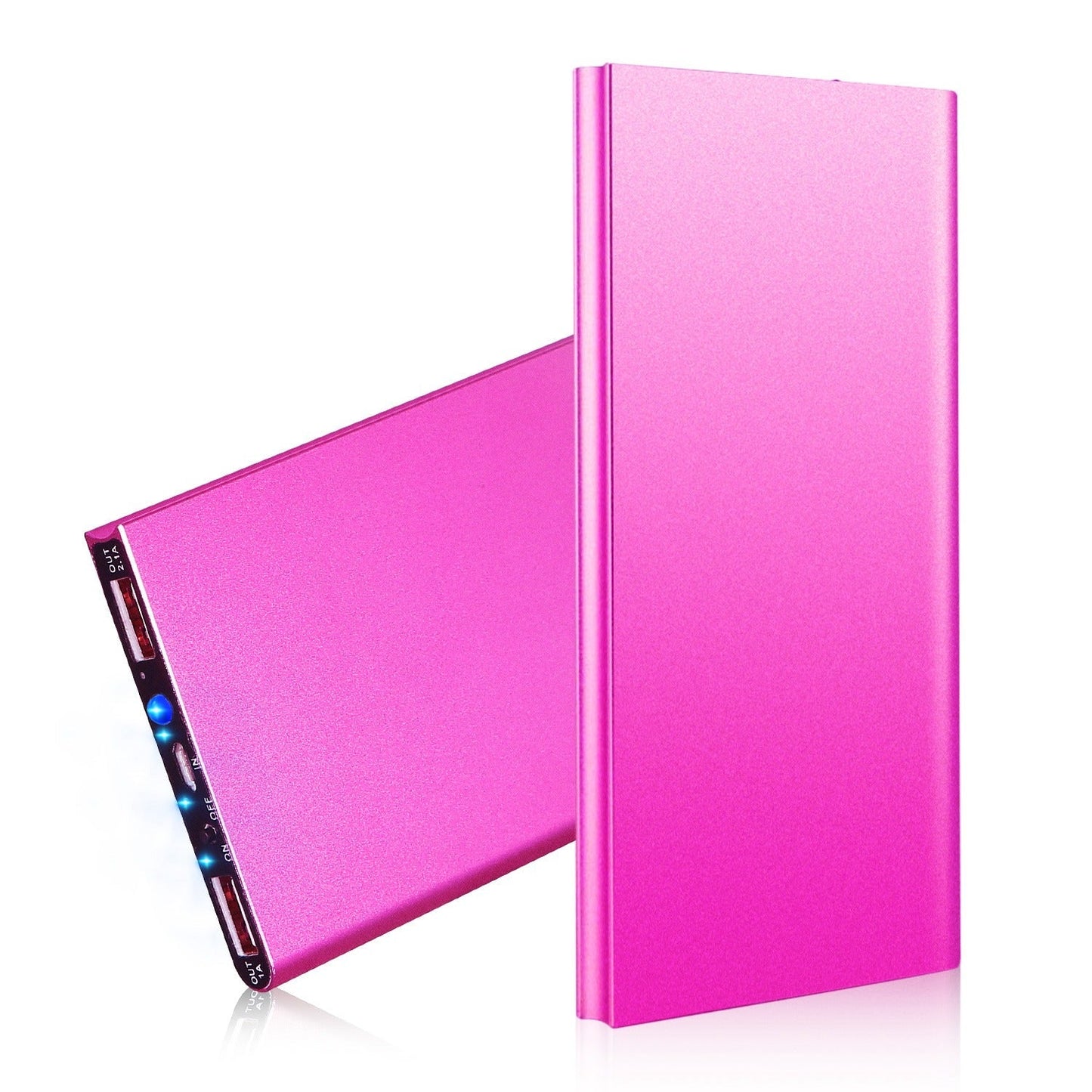 20000mAh Power Bank Ultra-thin External Battery Pack Phone Charger Dual USB Ports