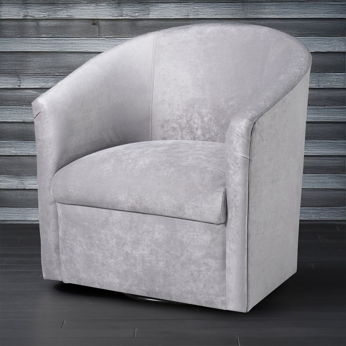 Eden - Swivel Chair With Upholstery And Hardwood Frame