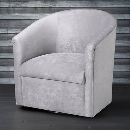 Eden - Swivel Chair With Upholstery And Hardwood Frame