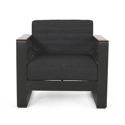 Giovanna Club Chair Set With Aluminum Frame