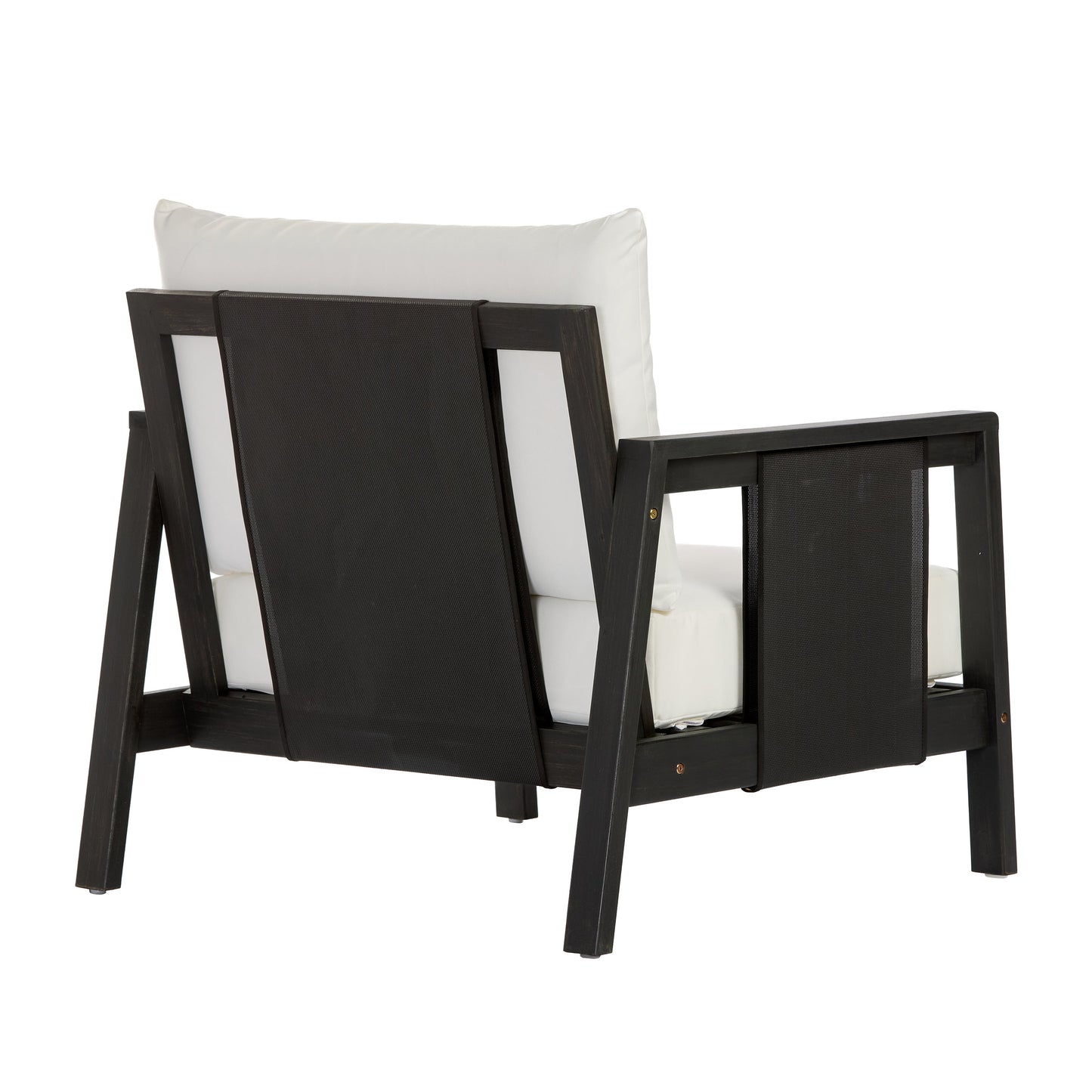 Outdoor Club Chair with Acacia Wood Frame