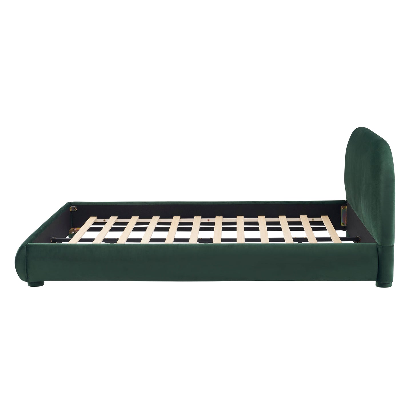 Dark Green Velvet Bed Frame