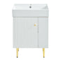 Bathroom Vanity, Combo Cabinet, Bathroom Storage Cabinet, Single Ceramic Sink