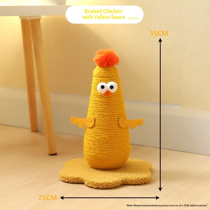 Cat Scratching Board, Vertical, Durable, Not Easy To Shed, Hemp Rope Post, Self-Entertainment, Boredom Relief, Cat Climbing Frame, Pet Supplies, Cross-Border Hot Item