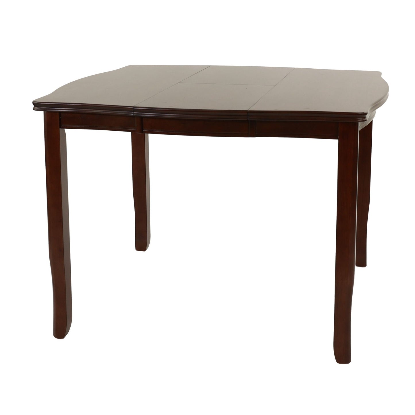 7 Piece Counter Height Dining Set With Butterfly Leaf Table And Chairs - Brown / Espresso