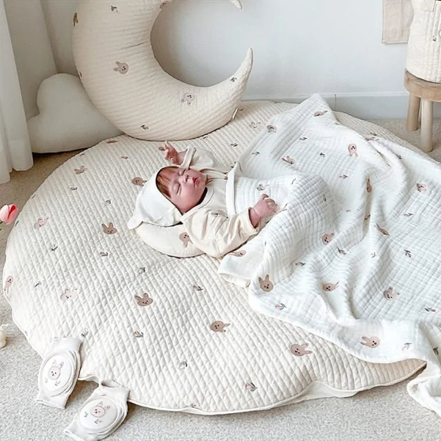 Bear Embroidery Baby Mat - # BAGE81710001