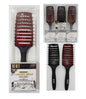 Beaut Heat Resistant Curved Vent Hair Brush With Bristles - Choose Style
