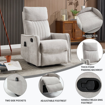 Comfortmax Swivel and Rocking Recliner