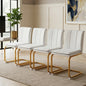 Modern Dining Chairs Set of 4, PU Leather