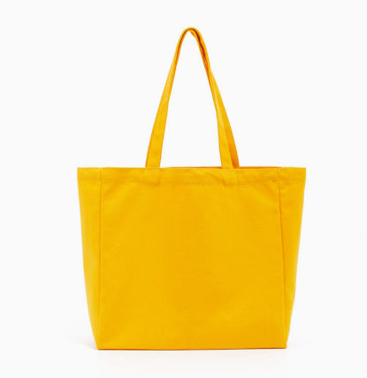 Fashionable Eco-friendly Colorful All-cotton Tote Canvas Bag