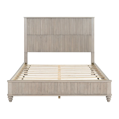 Platform Bed Frame With Tall Headboard