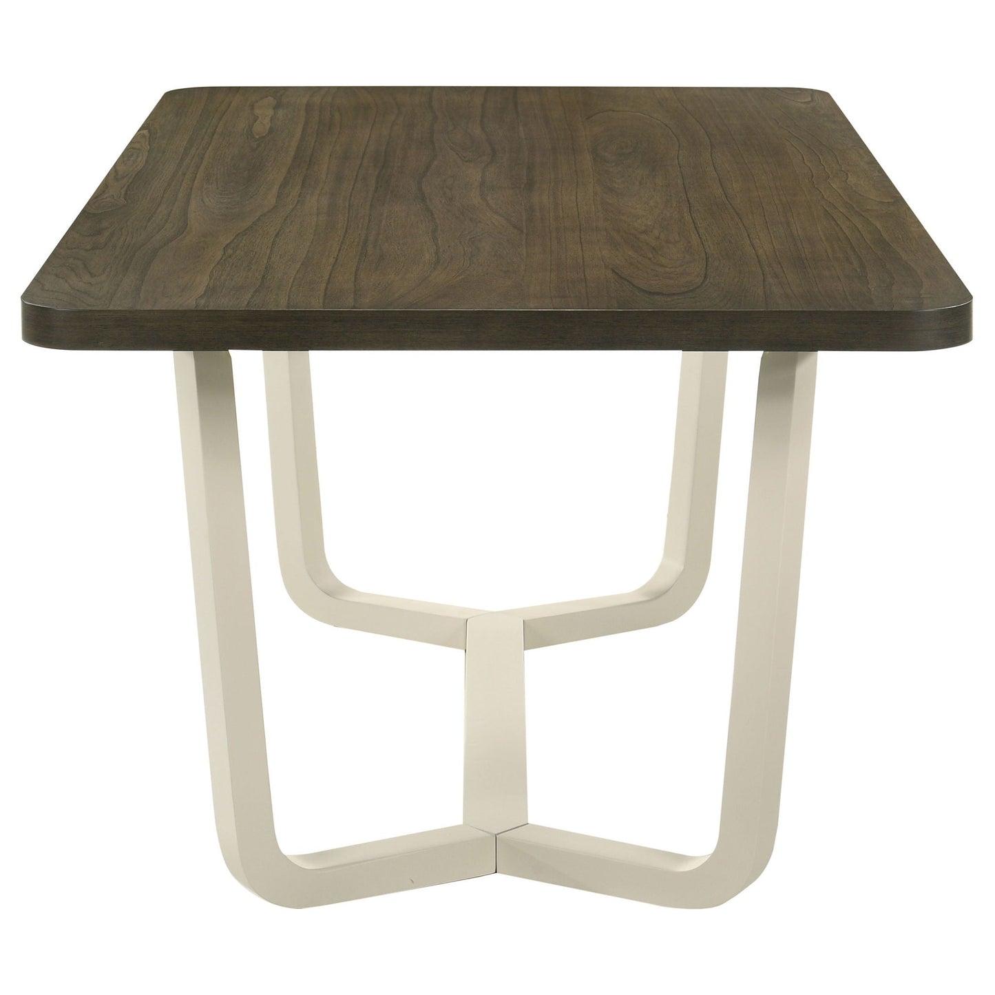 Sexton - Rectangular Dining Table With Base - Brown