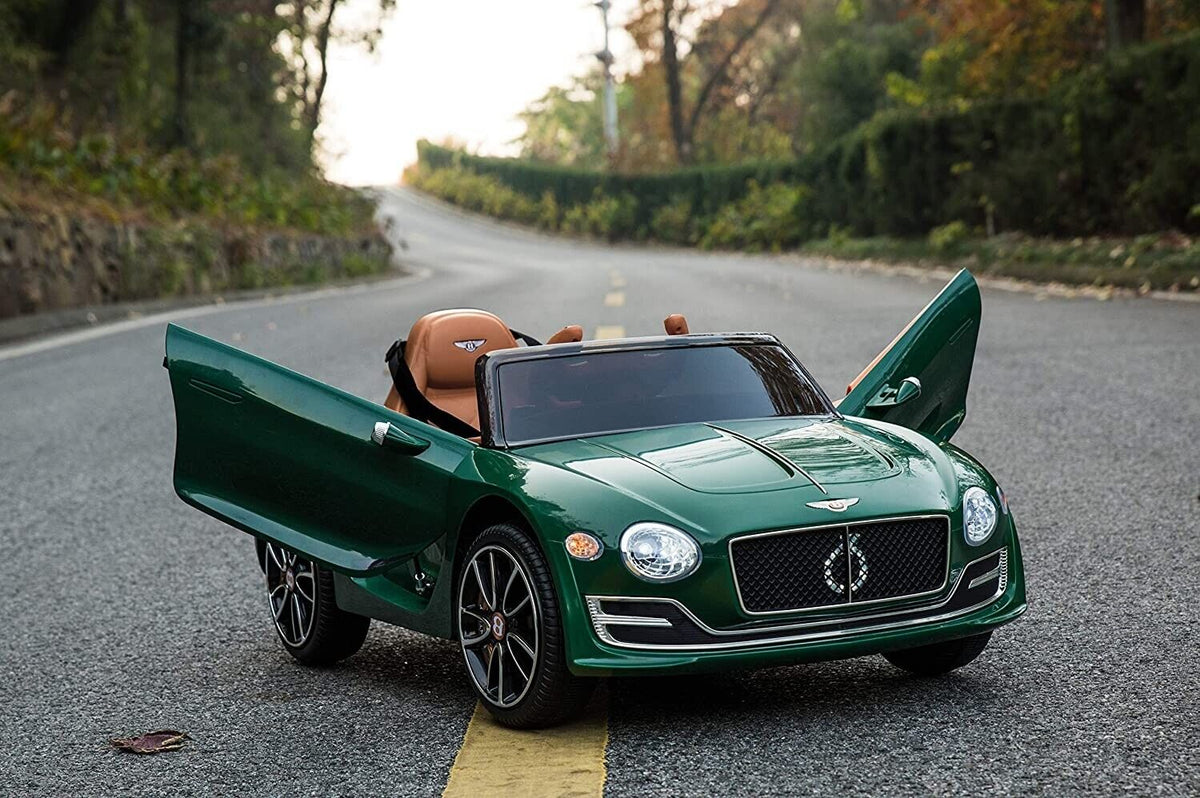 Bentley Licensed 12V Electric Ride On Car for Kids - Green