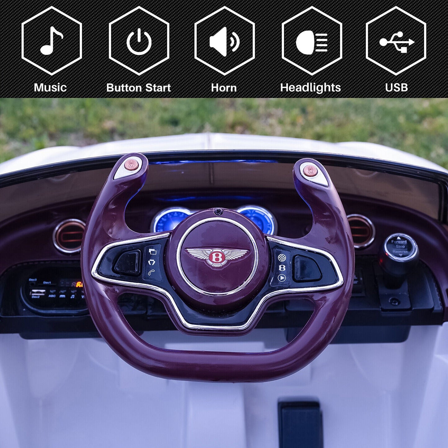 Bentley Licensed EXP12 Kids Ride-on Car with Remote Control - Perfect Gift for Children