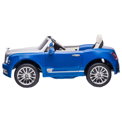 Bentley Mulsanne Licensed Electric Ride On Car for Kids - Blue+Grey