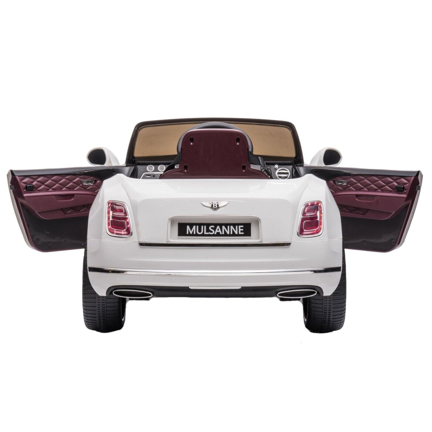 Bentley Mulsanne Licensed Electric Ride On Car for Kids - White