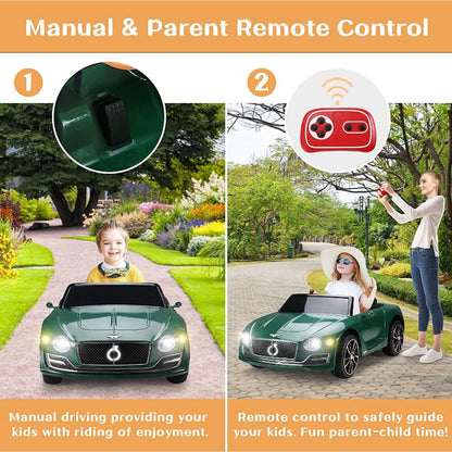 12V 2.4G Bentley Style Kids Electric Ride On Car with Remote Control