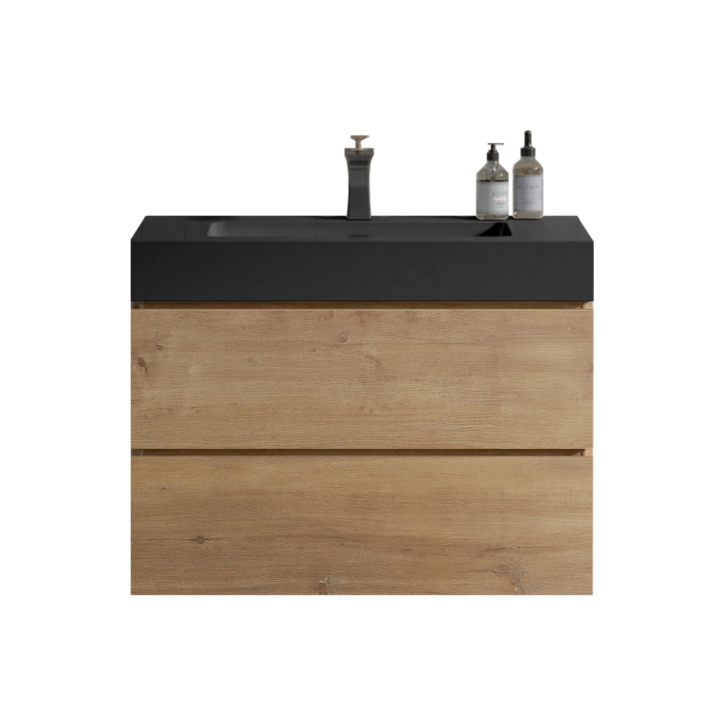 Alice Natural Oak Bathroom Vanity With Sink