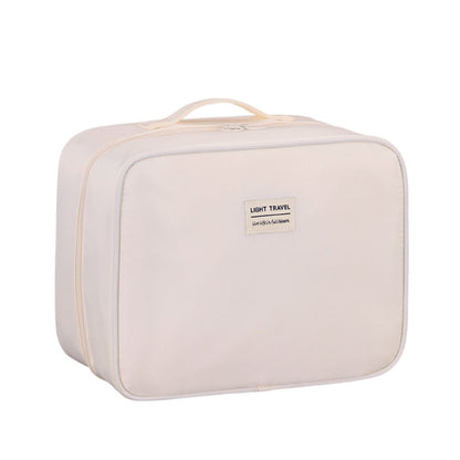 Double-layer partition shoe storage bag, outdoor travel travel supplies shoe bag, sports fitness waterproof shoe storage bag