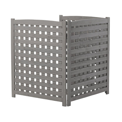 3 Panel Outdoor Air Conditioner Fence Screen