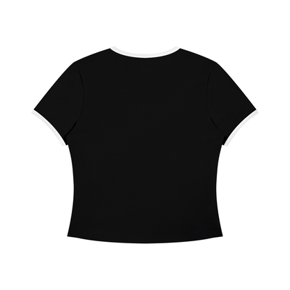 Loki & Ivy Women’s Color Block Crop T-Shirt