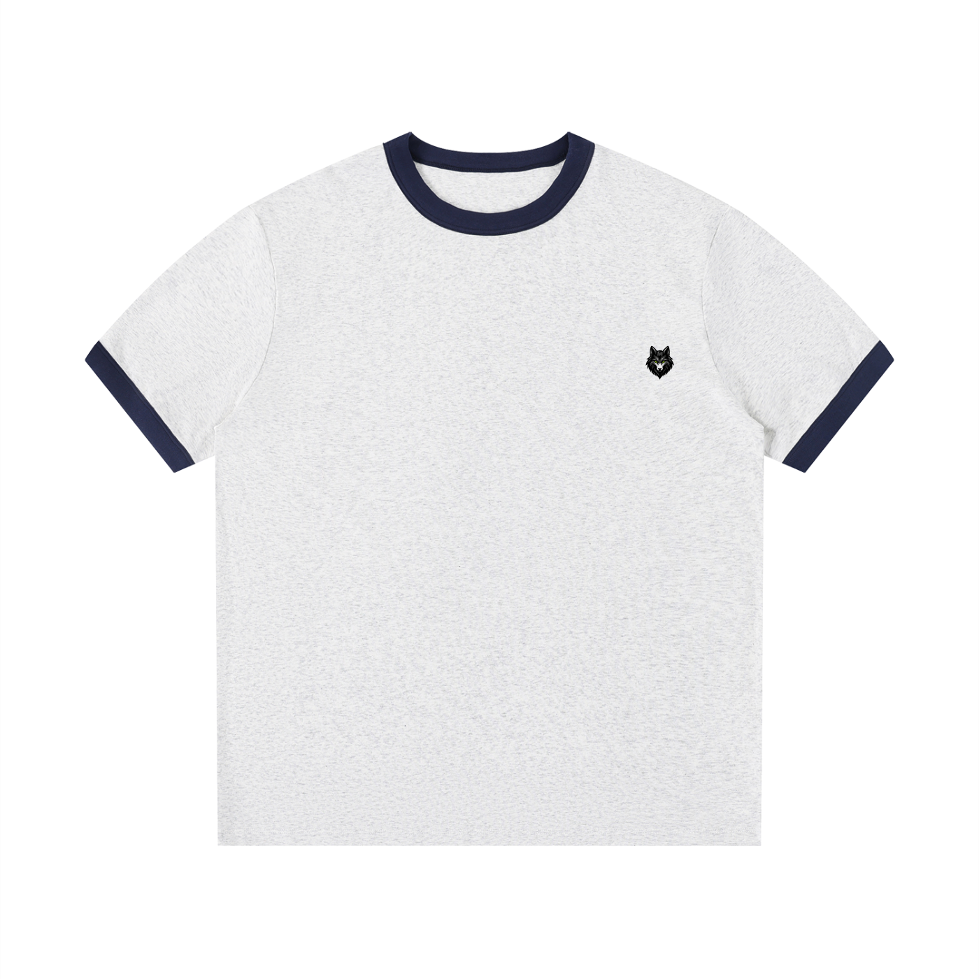 Loki & Ivy Contrast Edge Ribbed Crewneck T-Shirt