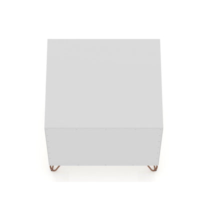 Rockefeller - Nightstand With 2 Drawers - White