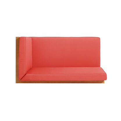 Brava X Back Corner Bench With Coffee Table