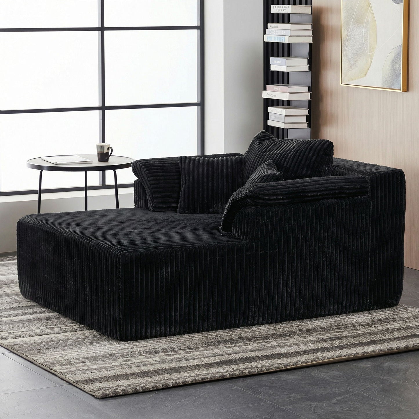 Chaise Lounge Chair, Deep Seat Sleeper Couch For Living Room