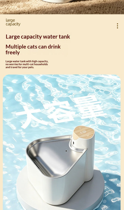 Smart Sensor Wireless Circulating Filtered Pet Water Fountain